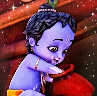 Download Cute Little Krishna Photos Pictures Images DP for WhatsApp