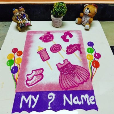 Baby Shower Rangoli Designs Images