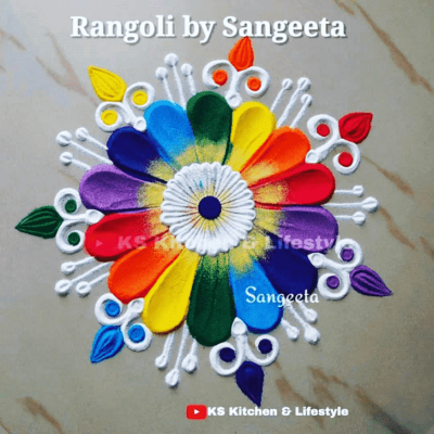 Small Rangoli Design images for diwali