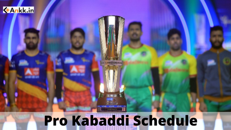 Pro Kabaddi Schedule