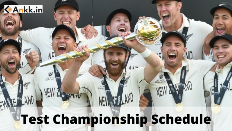 Test Championship Schedule