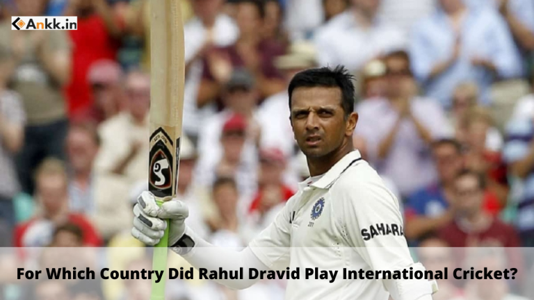 For Which Country Did Rahul Dravid Play International Cricket