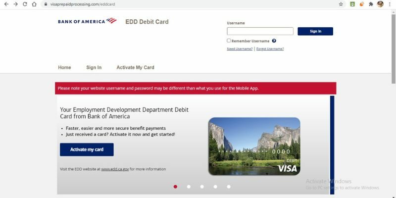 Bank Of America Edd App Features